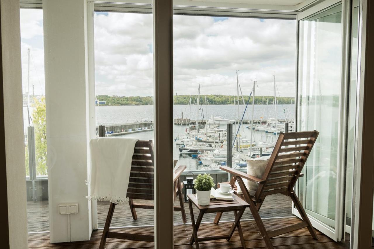 Fewo1846 - Baltic Lodge - Komfortable Maisonettewohnung Mit 3 Schlafzimmern, Balkon Und Blick Auf Die Marina Sonwik フレンスブルク エクステリア 写真