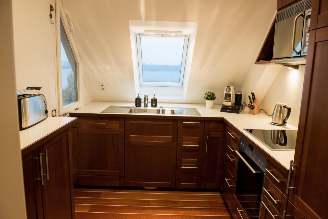 Fewo1846 - Baltic Lodge - Komfortable Maisonettewohnung Mit 3 Schlafzimmern, Balkon Und Blick Auf Die Marina Sonwik フレンスブルク エクステリア 写真