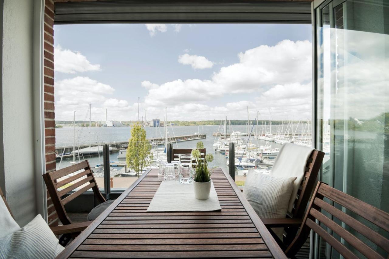 Fewo1846 - Baltic Lodge - Komfortable Maisonettewohnung Mit 3 Schlafzimmern, Balkon Und Blick Auf Die Marina Sonwik フレンスブルク エクステリア 写真