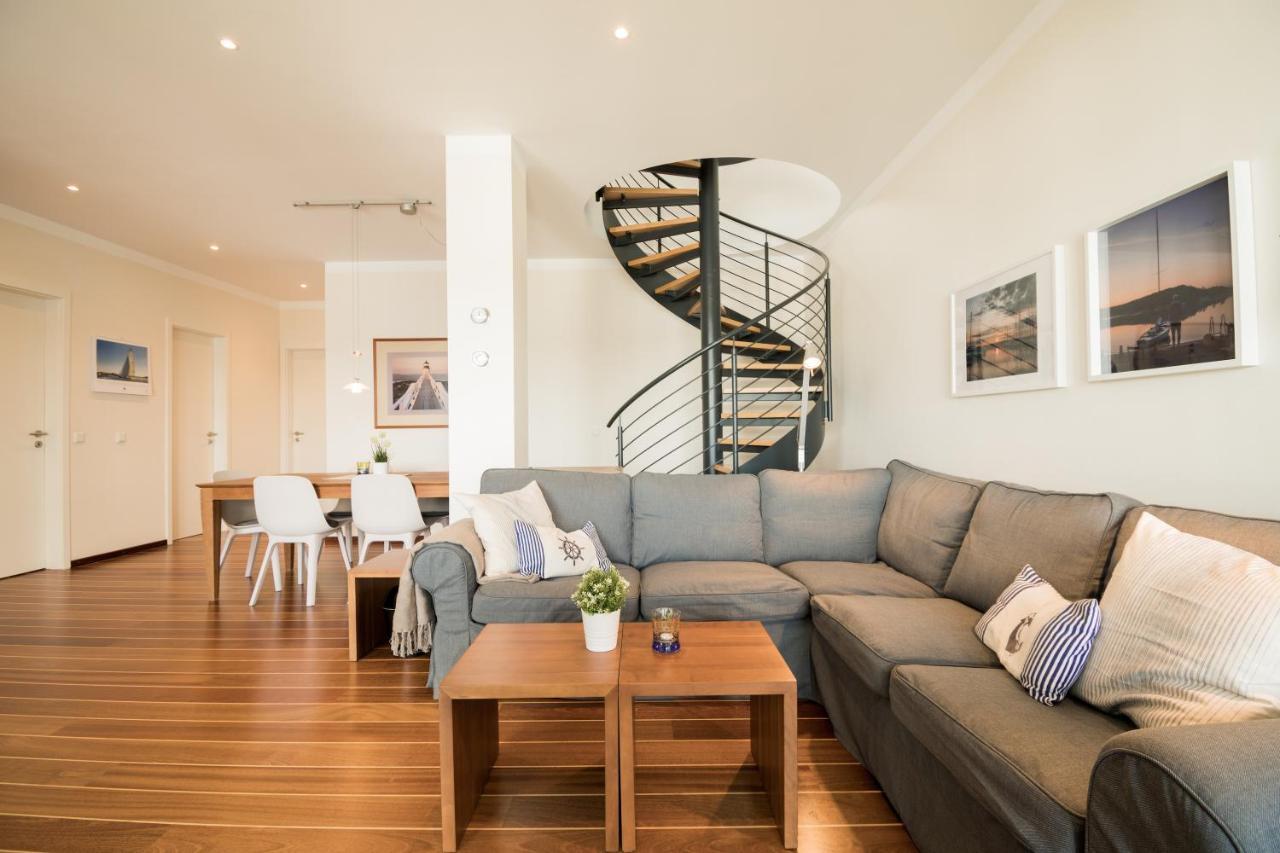 Fewo1846 - Baltic Lodge - Komfortable Maisonettewohnung Mit 3 Schlafzimmern, Balkon Und Blick Auf Die Marina Sonwik フレンスブルク エクステリア 写真